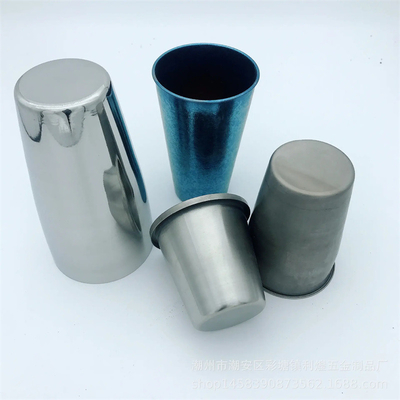 Bộ phận kim loại rút sâu hình trụ Bộ phận kim loại chế tạo OEM